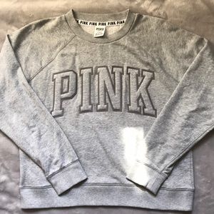 PINK crew neck sweater